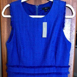 NWT J Crew Women's Tweed Sleeveless Dress Chic!